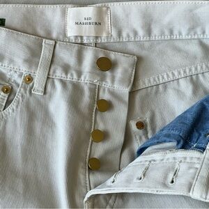 Sid Mashburn Cream Slim Men Jeans